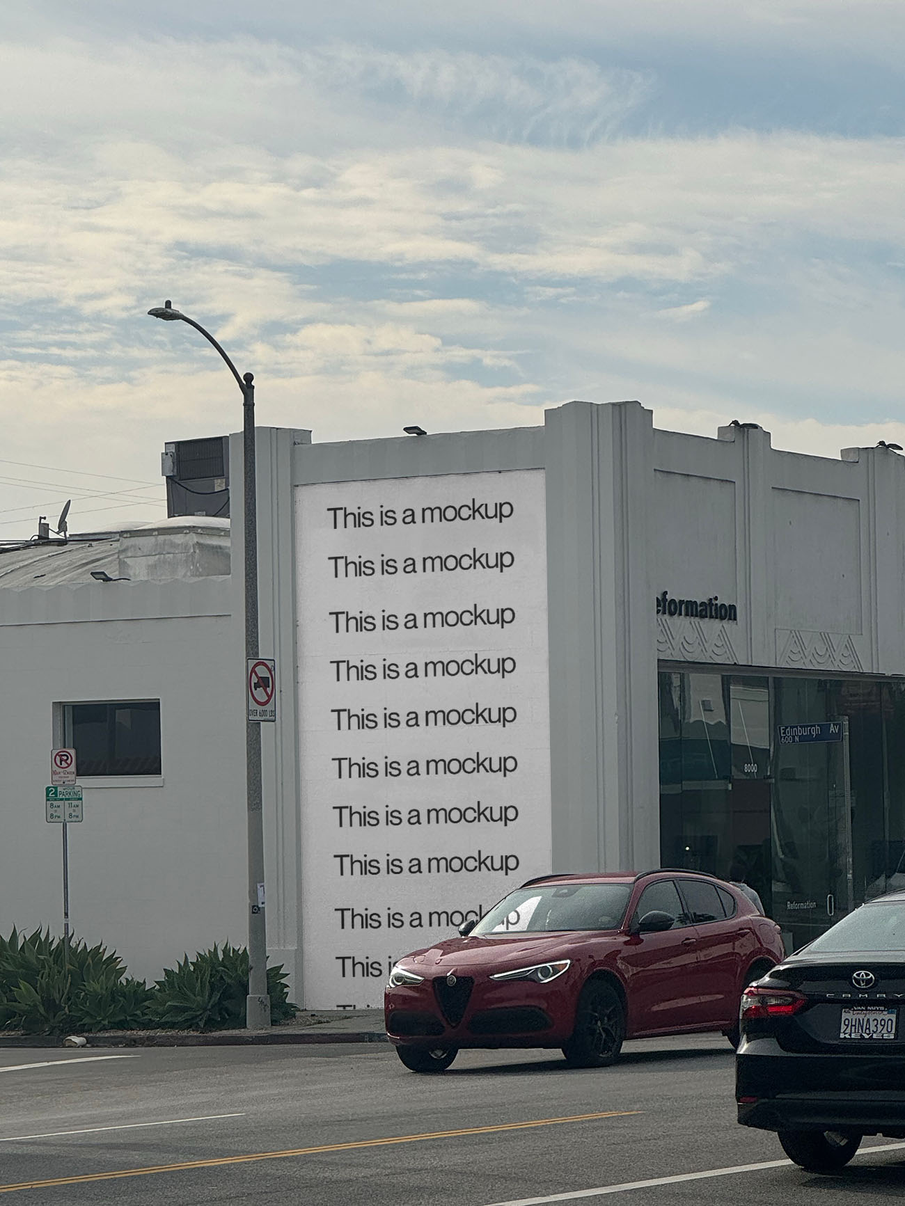 LA Building Mockup Billboard