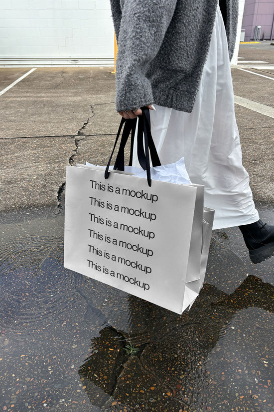 Large Shopping Bag Puddle