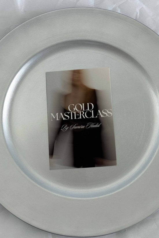 Card on Silver Plate - Mock Exchange