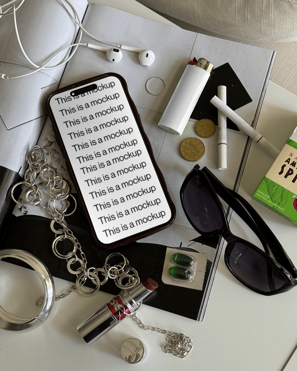 Edgy Aesthetic Lifestyle Mockup - Mock Exchange