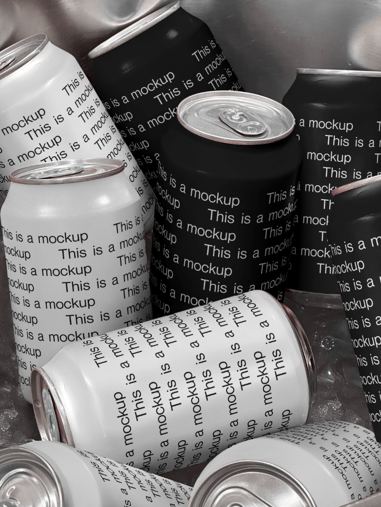 Eye - Catching Beverage Can Mockup - Mock Exchange