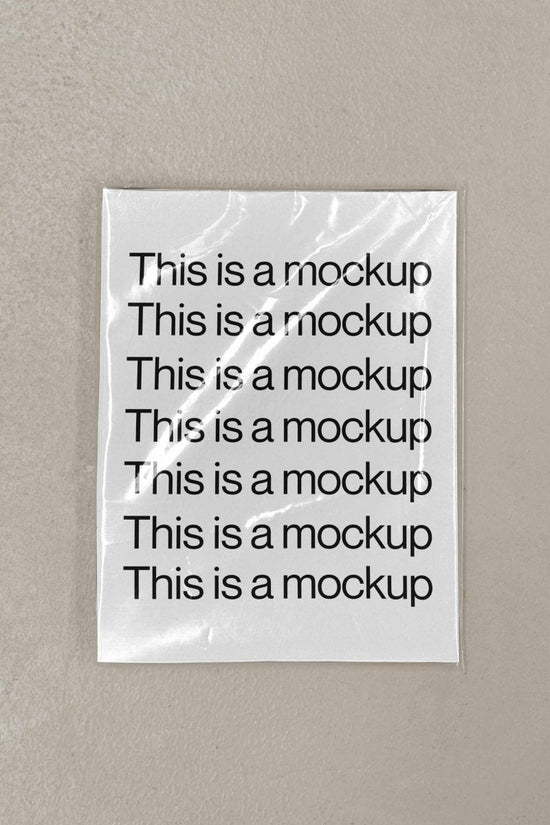 Magazine in Plastic Concrete Mockup - Mock Exchange