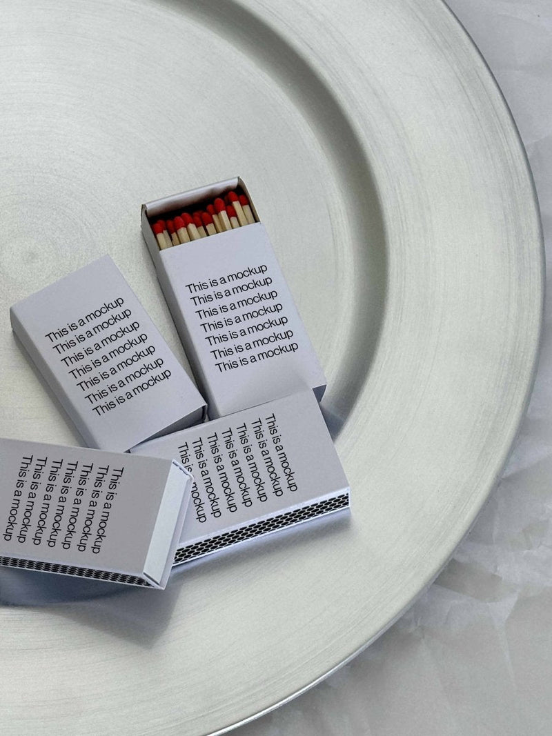 Matches Silver Tray