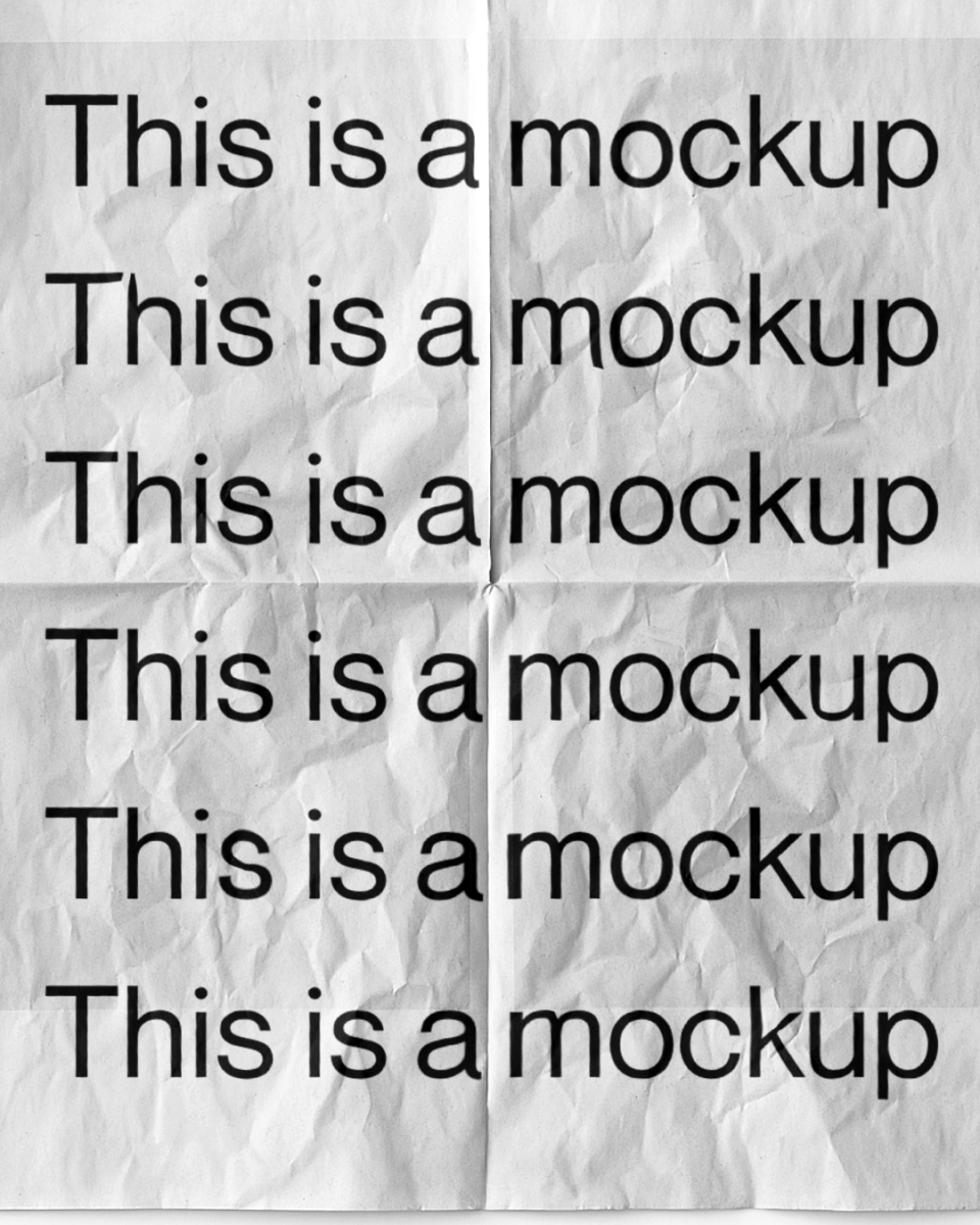 Newspaper Folded Crumpled Texture - Mock Exchange