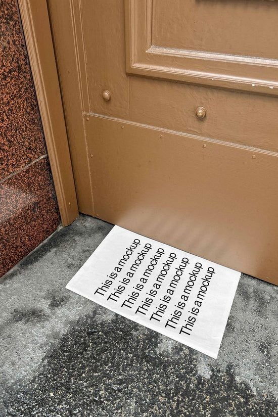 Newspaper Heritage Door 07 Mockup - Mock Exchange