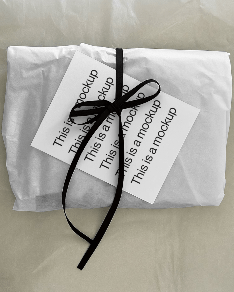 Packaging Tissue Card Ribbon - Mock Exchange