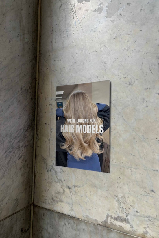 Poster on Marble Wall Mockup - Mock Exchange