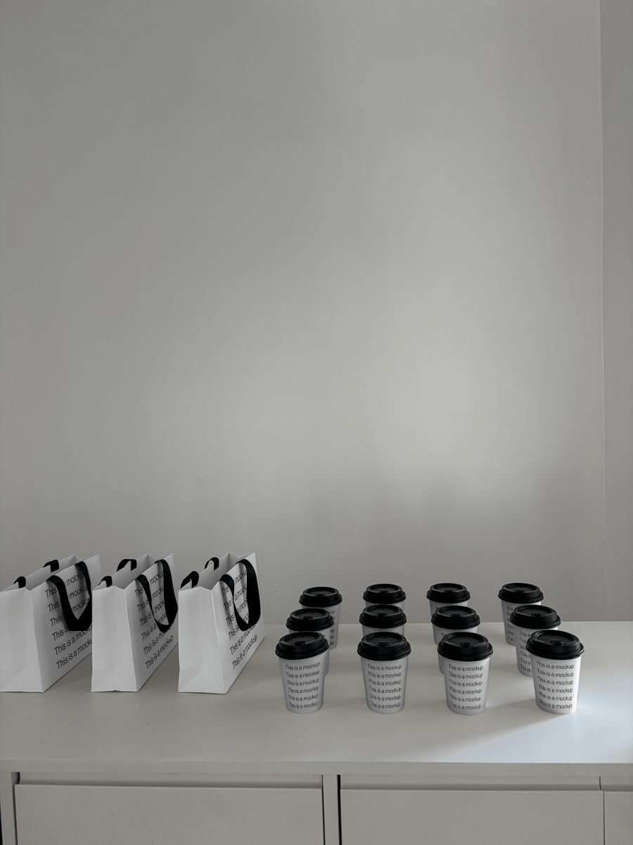 Shopping Bag with Coffee - Mock Exchange