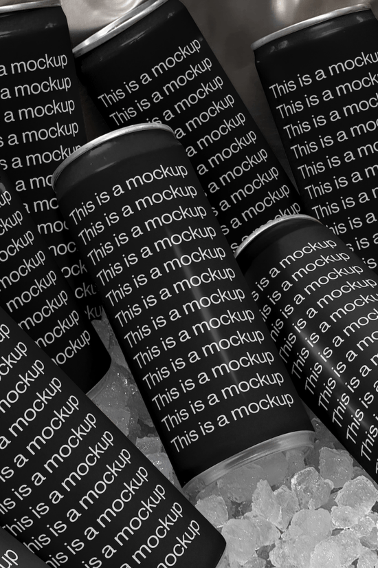 Slim Can Drink Mockup - Mock Exchange