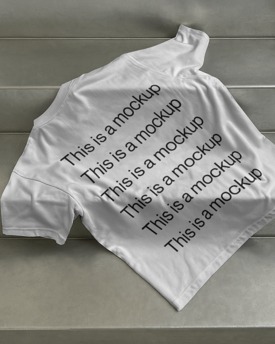 T-shirt on Metal Stairs - Mock Exchange