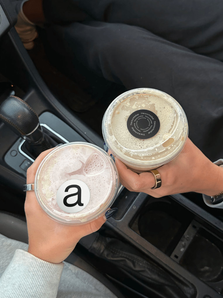 Takeaway Cup Sticker Mockup - Mock Exchange