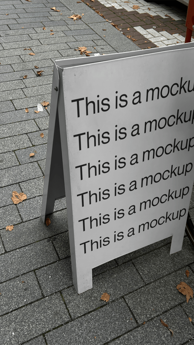 Urban Retail Signage Mockup - Mock Exchange