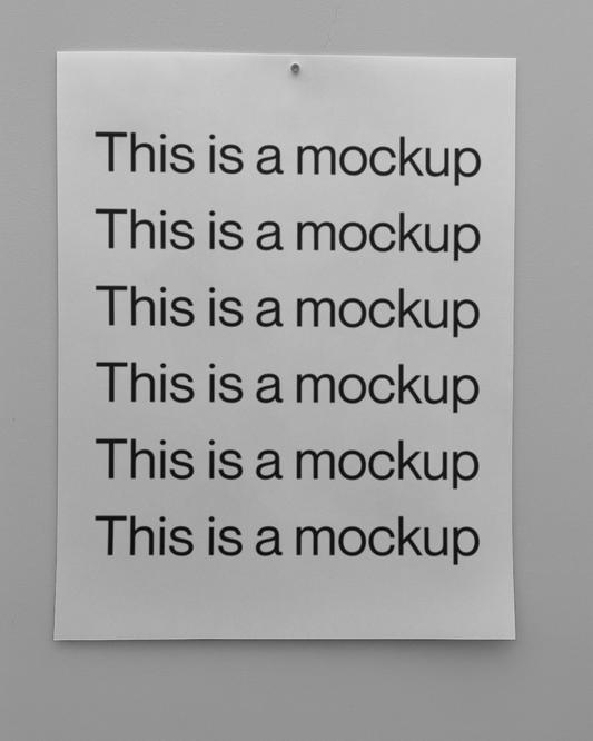 White Paper on Grey Wall - Mock Exchange