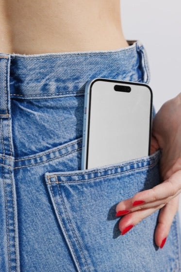 A phone photo before a design is added