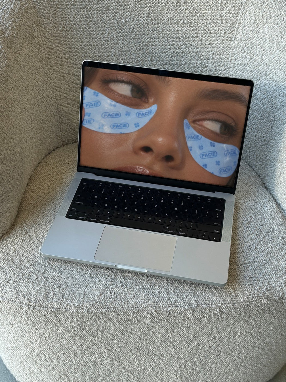 A design on laptop