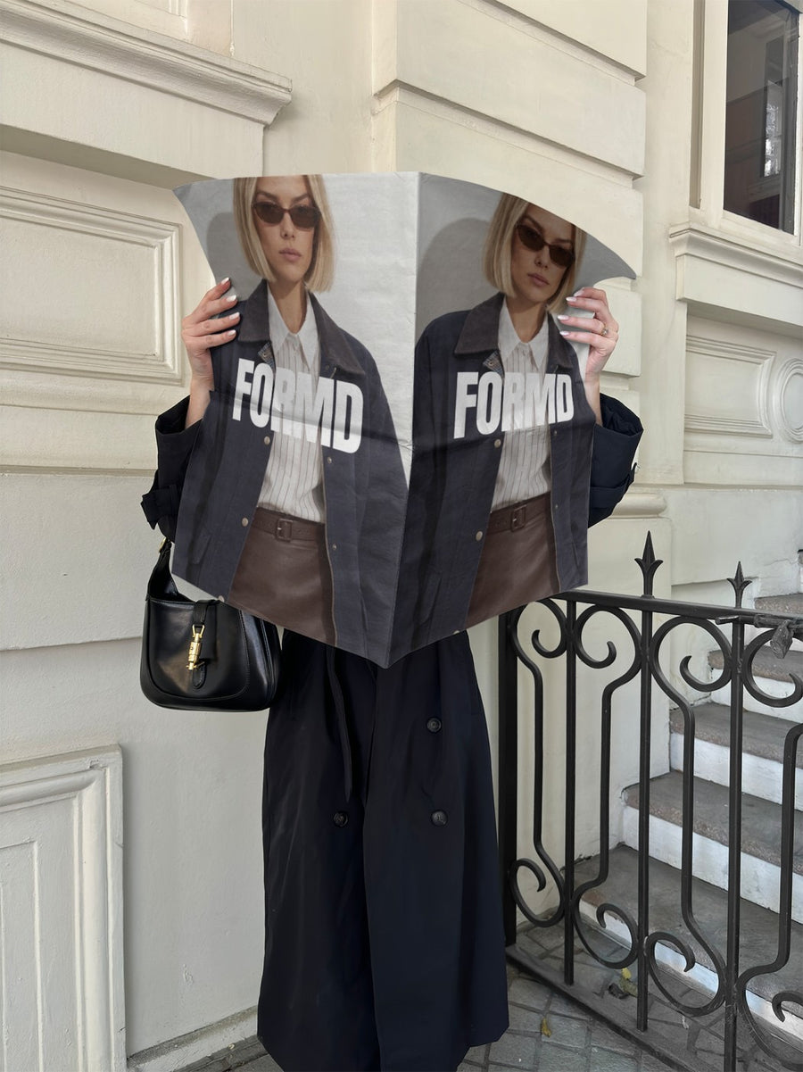 A design on a newspaper.